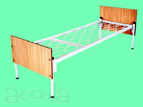 Металлические кровати одоспальные в госпитали